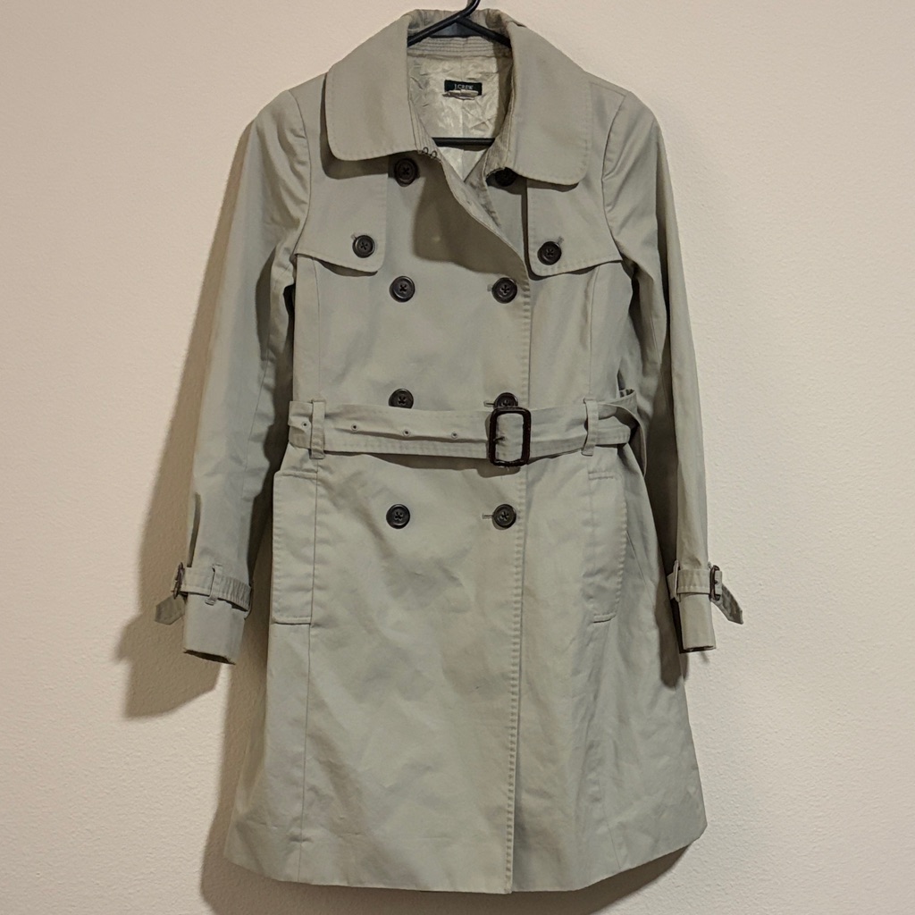Classic J. Crew Icon Trench Coat